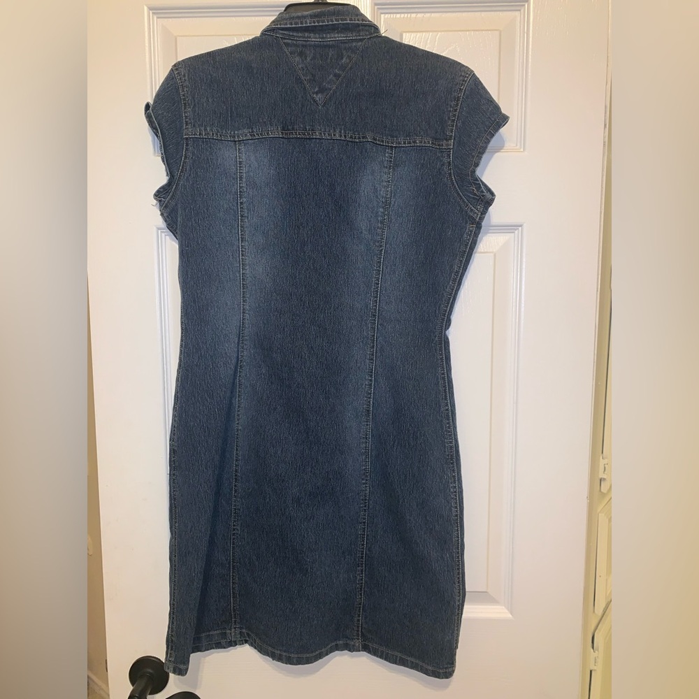 Denim Button-Down Dress - Picture 6 of 7